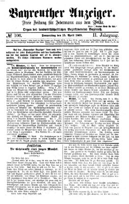 Bayreuther Anzeiger Donnerstag 15. April 1869