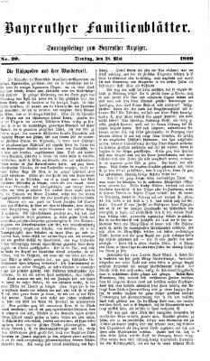 Bayreuther Anzeiger Dienstag 18. Mai 1869