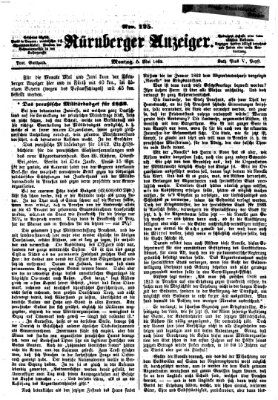 Nürnberger Anzeiger Montag 5. Mai 1862