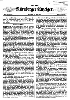 Nürnberger Anzeiger Freitag 23. Mai 1862