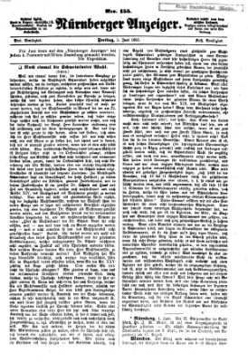 Nürnberger Anzeiger Freitag 5. Juni 1863