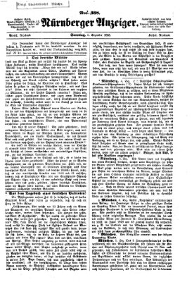 Nürnberger Anzeiger Sonntag 6. Dezember 1863