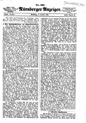 Nürnberger Anzeiger Dienstag 29. Dezember 1863