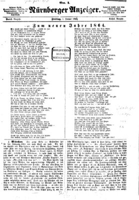 Nürnberger Anzeiger Freitag 1. Januar 1864