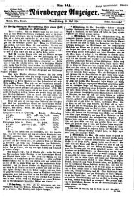 Nürnberger Anzeiger Donnerstag 26. Mai 1864