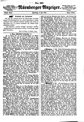 Nürnberger Anzeiger Freitag 8. Juli 1864