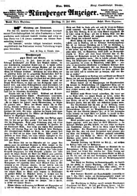 Nürnberger Anzeiger Freitag 22. Juli 1864