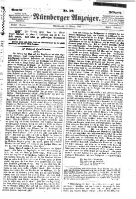 Nürnberger Anzeiger Mittwoch 28. Februar 1866