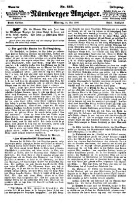 Nürnberger Anzeiger Montag 14. Mai 1866