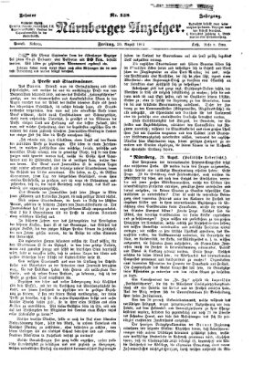 Nürnberger Anzeiger Freitag 30. August 1867