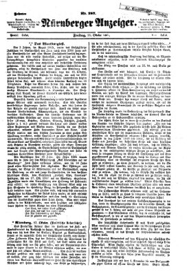 Nürnberger Anzeiger Freitag 18. Oktober 1867