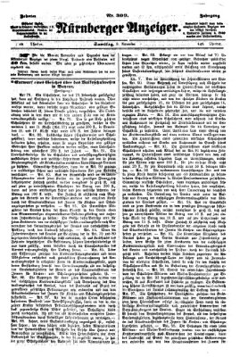 Nürnberger Anzeiger Samstag 9. November 1867