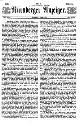 Nürnberger Anzeiger Sonntag 5. Januar 1868