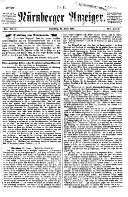 Nürnberger Anzeiger Samstag 11. Januar 1868