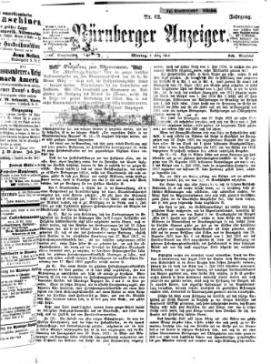 Nürnberger Anzeiger Montag 2. März 1868