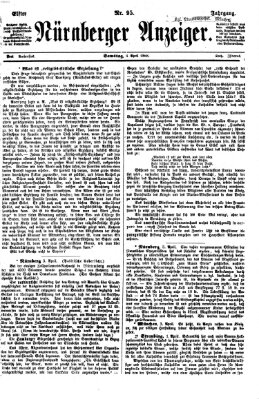 Nürnberger Anzeiger Samstag 4. April 1868