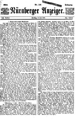 Nürnberger Anzeiger Freitag 12. Juni 1868