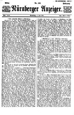 Nürnberger Anzeiger Samstag 13. Juni 1868
