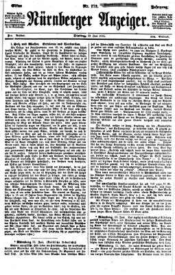 Nürnberger Anzeiger Dienstag 23. Juni 1868