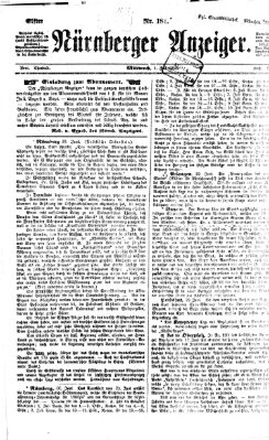 Nürnberger Anzeiger Mittwoch 1. Juli 1868