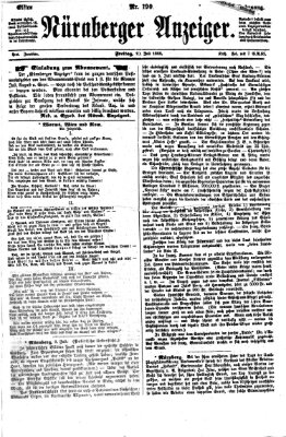 Nürnberger Anzeiger Freitag 10. Juli 1868