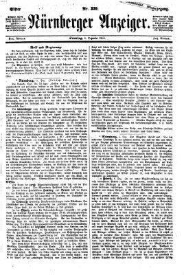 Nürnberger Anzeiger Sonntag 6. Dezember 1868