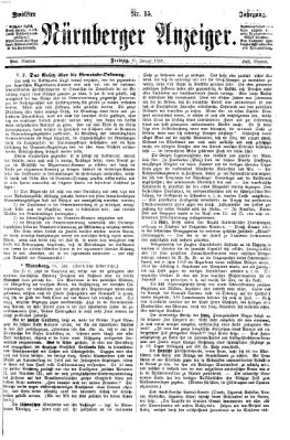 Nürnberger Anzeiger Freitag 15. Januar 1869