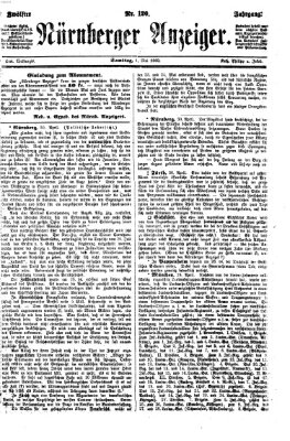 Nürnberger Anzeiger Samstag 1. Mai 1869