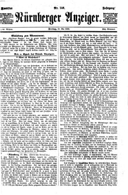 Nürnberger Anzeiger Freitag 28. Mai 1869