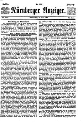 Nürnberger Anzeiger Donnerstag 28. Oktober 1869