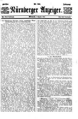 Nürnberger Anzeiger Mittwoch 8. Dezember 1869