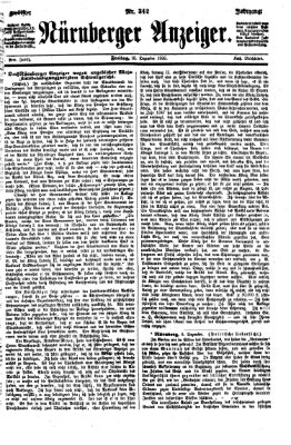 Nürnberger Anzeiger Freitag 10. Dezember 1869