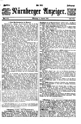 Nürnberger Anzeiger Montag 13. Dezember 1869