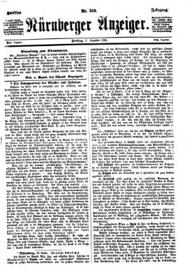 Nürnberger Anzeiger Freitag 17. Dezember 1869