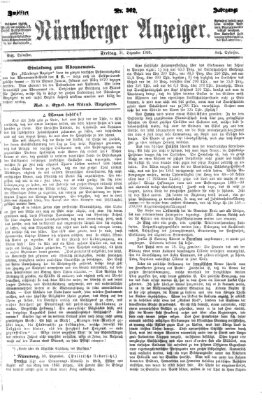 Nürnberger Anzeiger Freitag 31. Dezember 1869