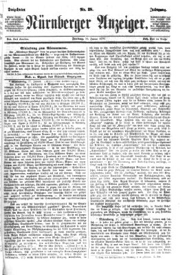 Nürnberger Anzeiger Freitag 28. Januar 1870