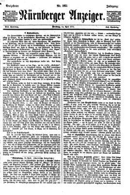 Nürnberger Anzeiger Freitag 15. April 1870