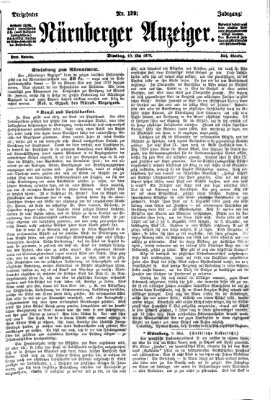 Nürnberger Anzeiger Dienstag 10. Mai 1870