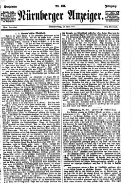 Nürnberger Anzeiger Donnerstag 12. Mai 1870