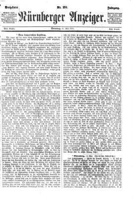 Nürnberger Anzeiger Sonntag 15. Mai 1870