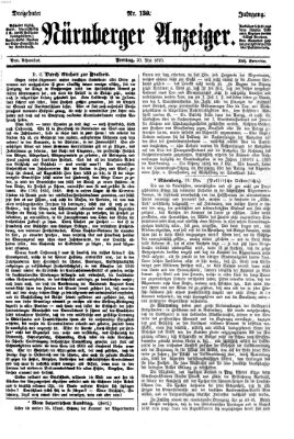 Nürnberger Anzeiger Freitag 20. Mai 1870