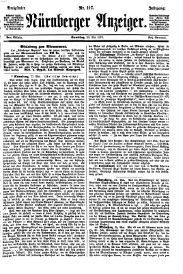 Nürnberger Anzeiger Samstag 28. Mai 1870