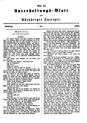 Nürnberger Anzeiger Sonntag 1. Mai 1870
