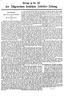 Allgemeine deutsche Arbeiter-Zeitung Sonntag 4. Juni 1865