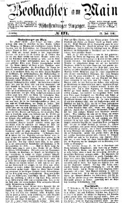 Beobachter am Main und Aschaffenburger Anzeiger Mittwoch 21. Juli 1897
