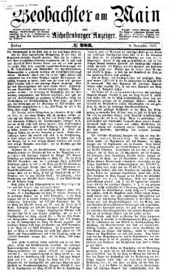 Beobachter am Main und Aschaffenburger Anzeiger Montag 8. November 1897