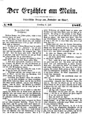 Der Erzähler am Main (Beobachter am Main und Aschaffenburger Anzeiger) Samstag 6. Juli 1867