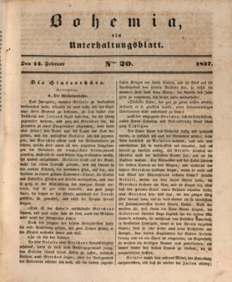 Bohemia Dienstag 14. Februar 1837