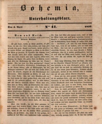 Bohemia Dienstag 4. April 1837