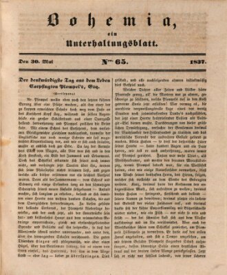 Bohemia Dienstag 30. Mai 1837